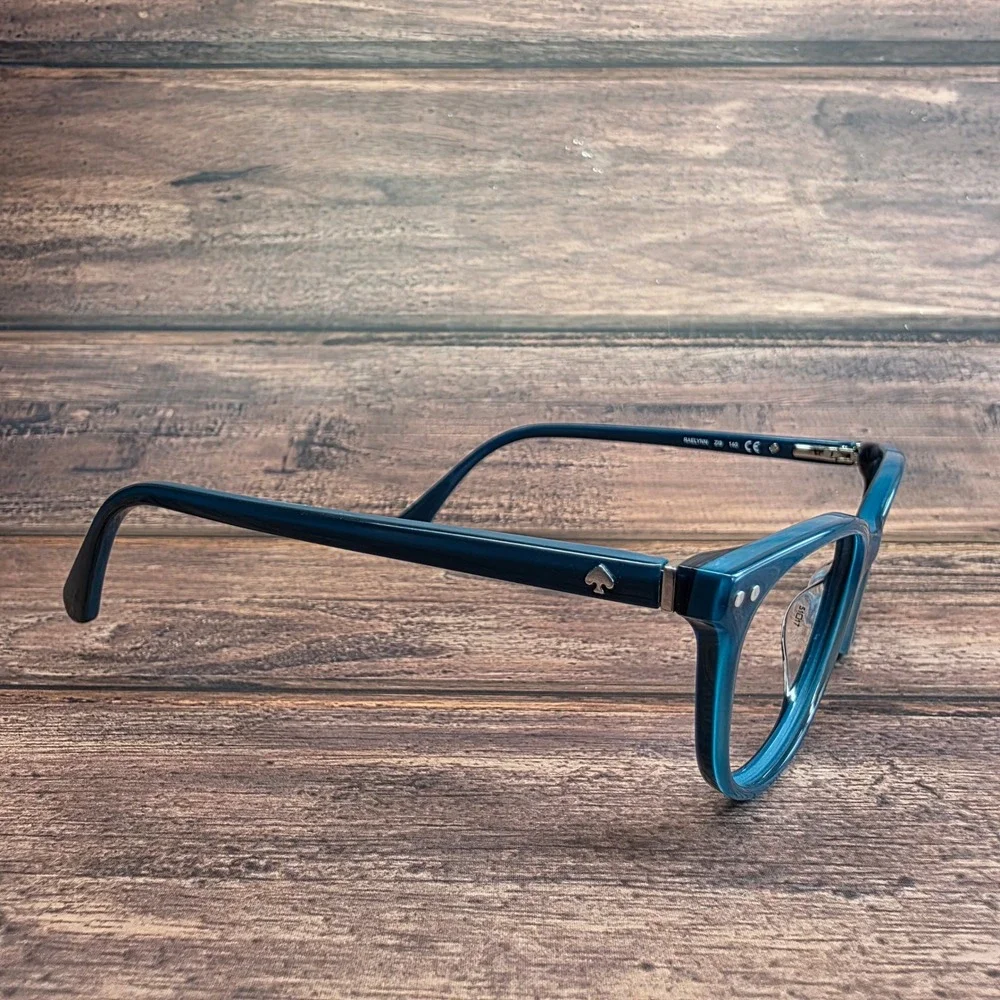 Kate Spade New York Raelynn ZI9 Teal Blue Cat Eye Eyeglasses 51-17-140